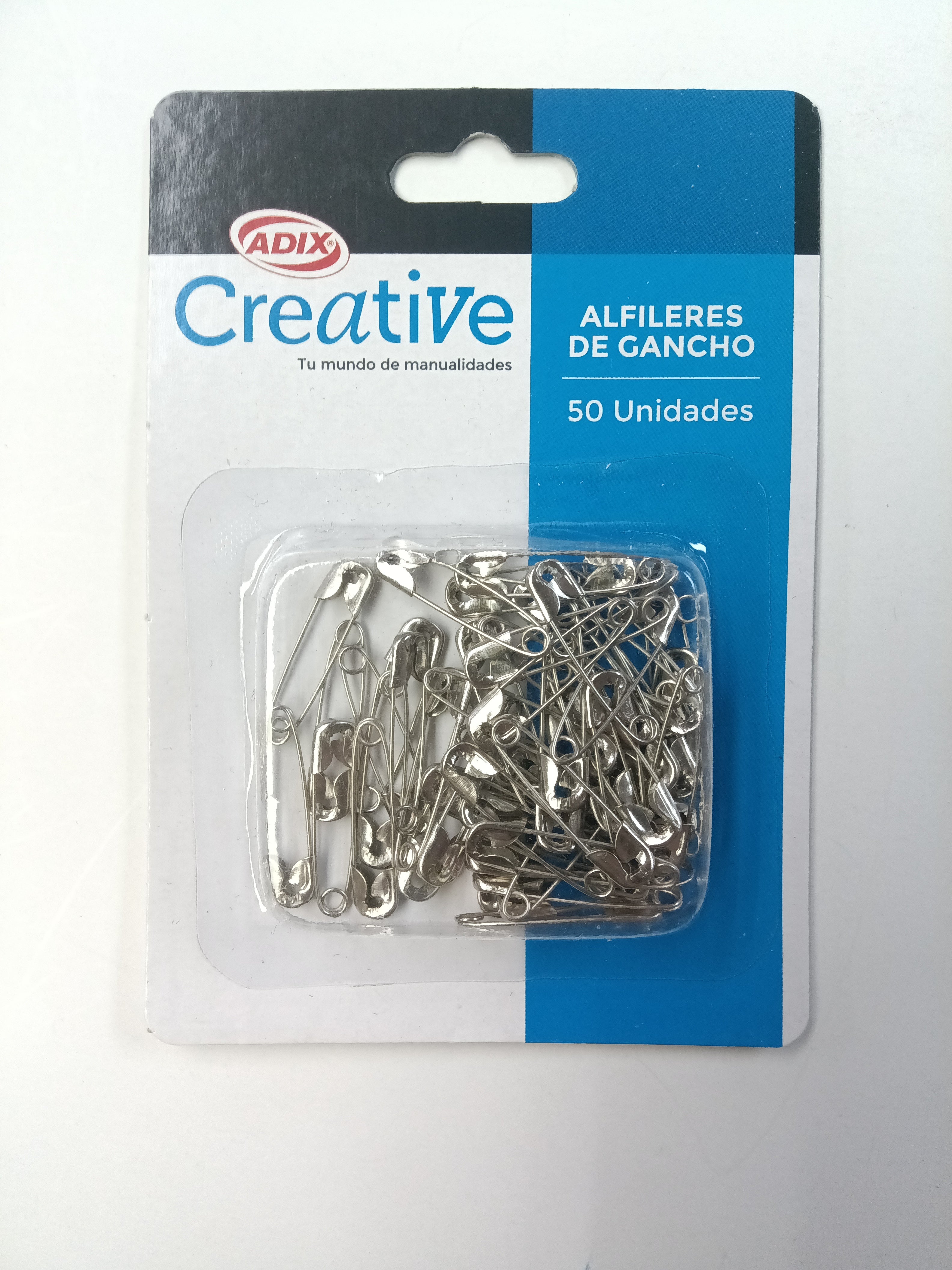 ALFILERES DE GANCHO METALICO 50PK