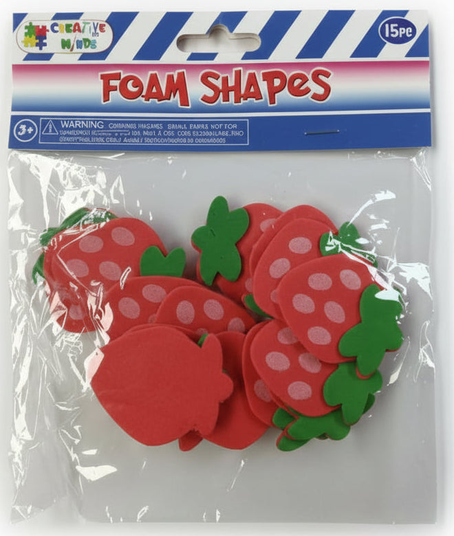 Foam Craft  Strawberries | 15 pc