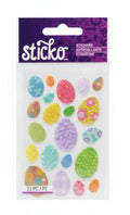 EASTER EGGS STICKERS 21PCS