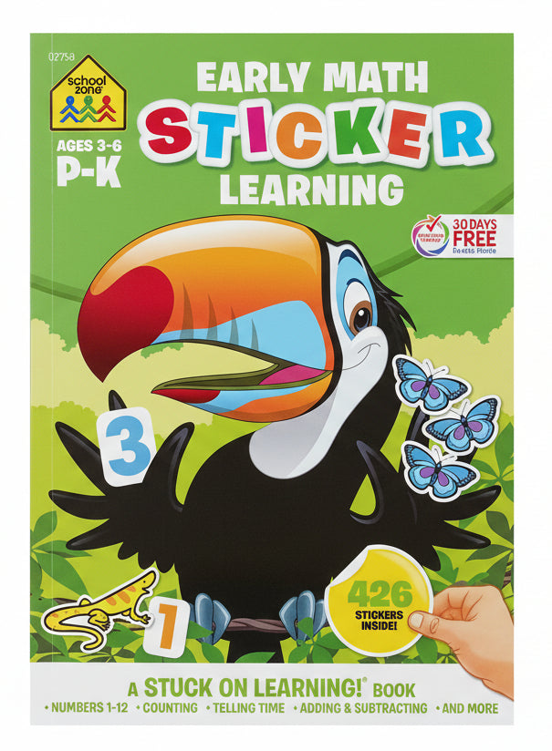 Math Stickers Workbook