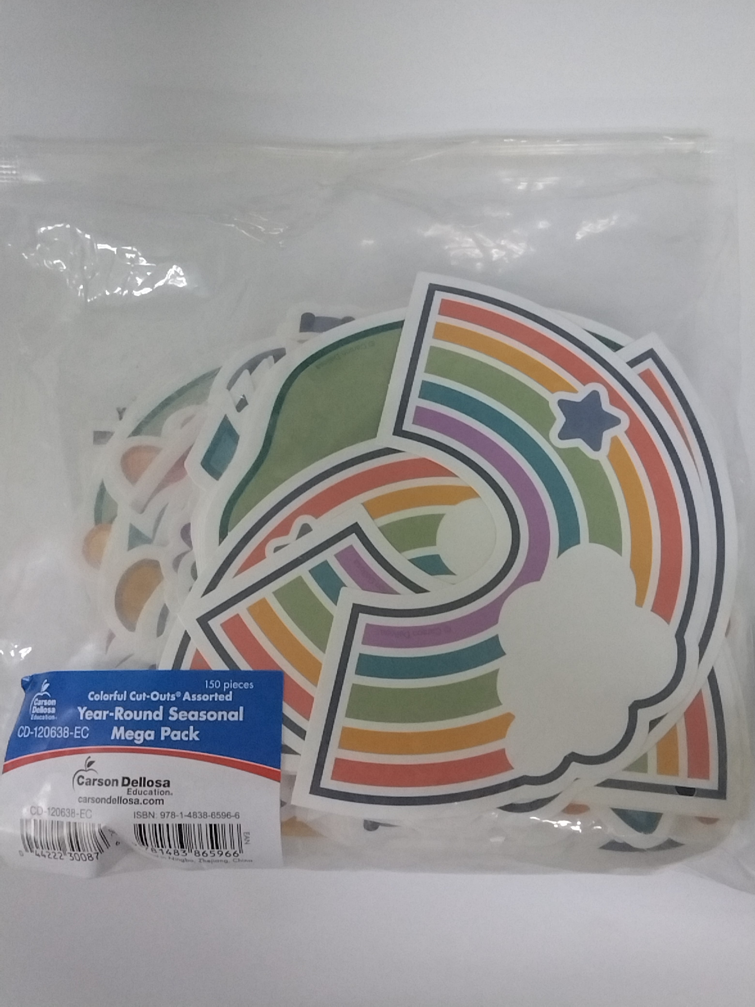 YEAR-ROUND SEASONAL MEGA PACK CUTOUTS 150PCS