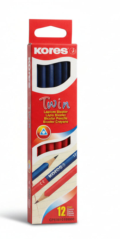Double-Sided | Red/ Blue Pencils | 1 Doz