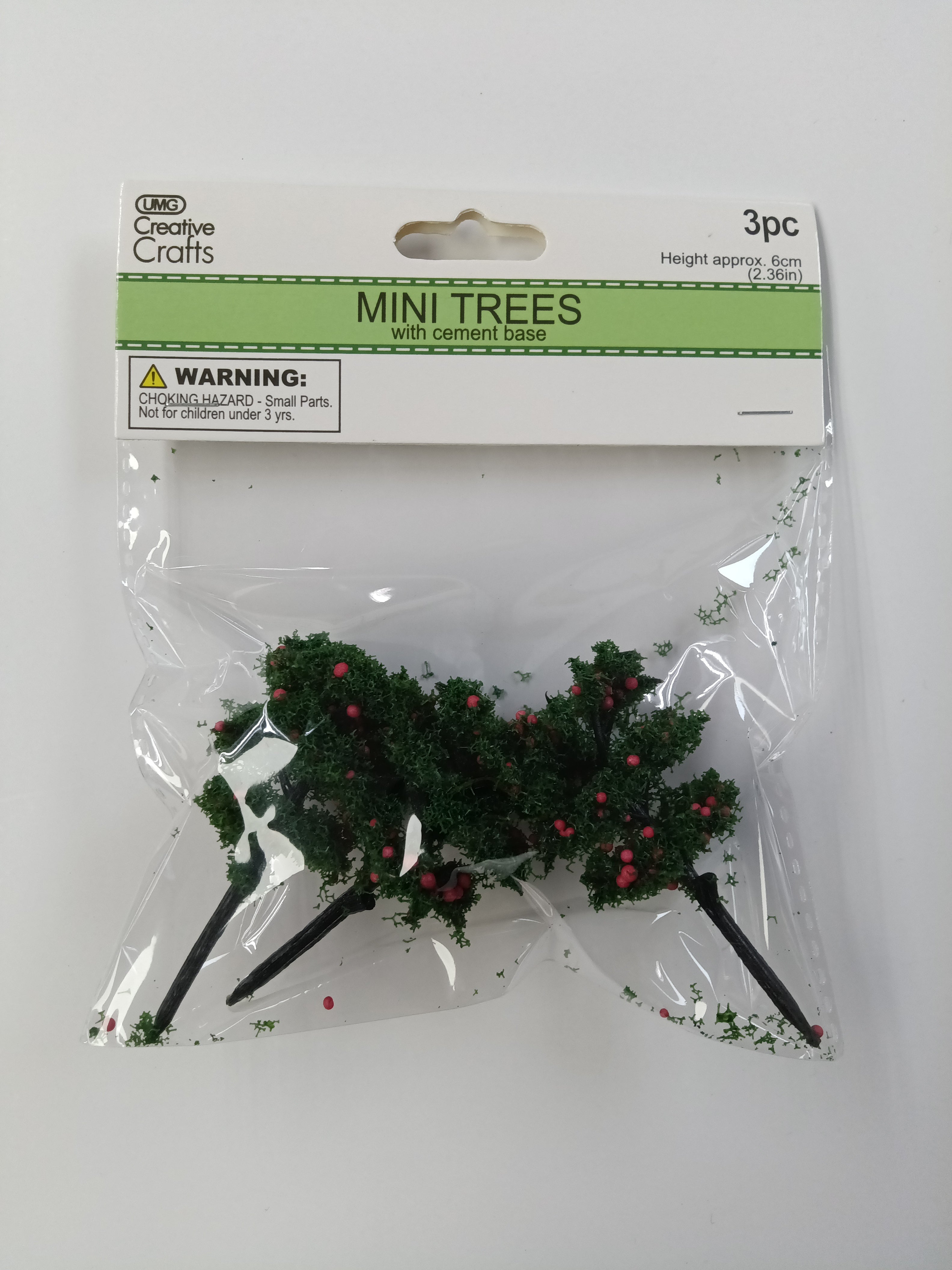 TREE CRAFT MINI ROUND FRUIT 2'' 3PCS