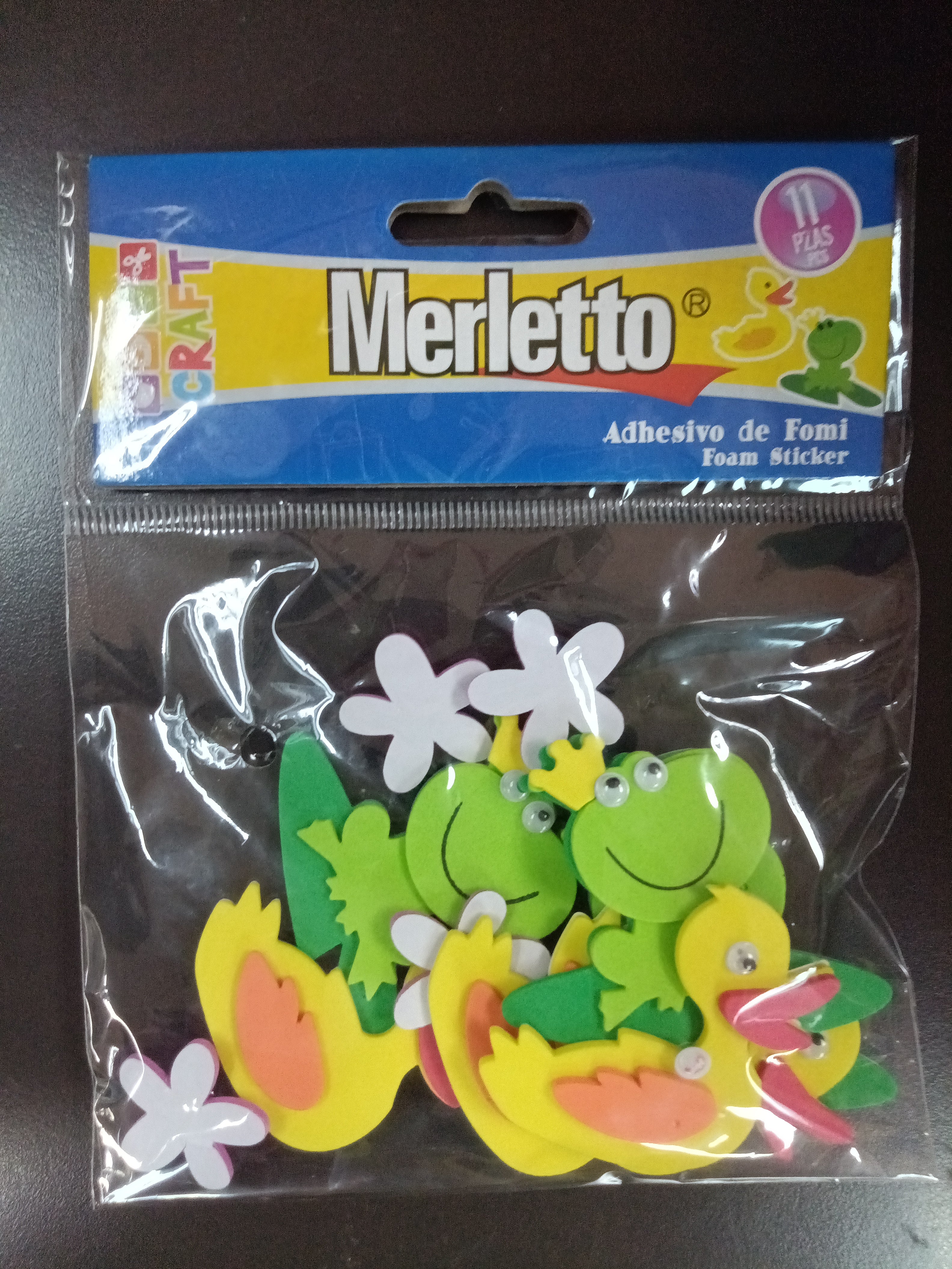 FORMAS FOAMY 3D RANA/PATO 11PCS