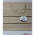 WOOD BOARD SLATE W/JUTE HANGER 7.87"X7.87" 0.4''
