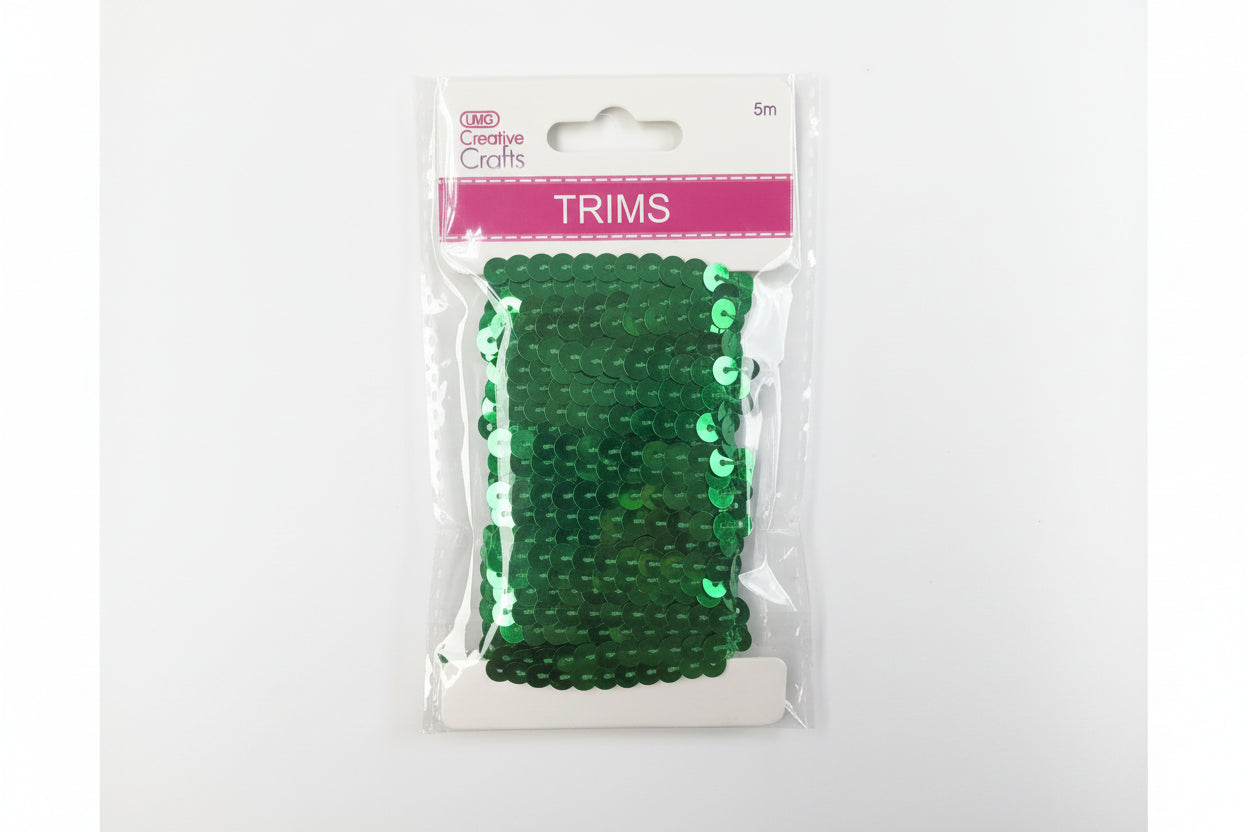 SEQUIN TRIM 5M 4COLORS