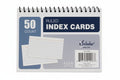 Index Card White Ruled | 4"x 6" | pqt.50