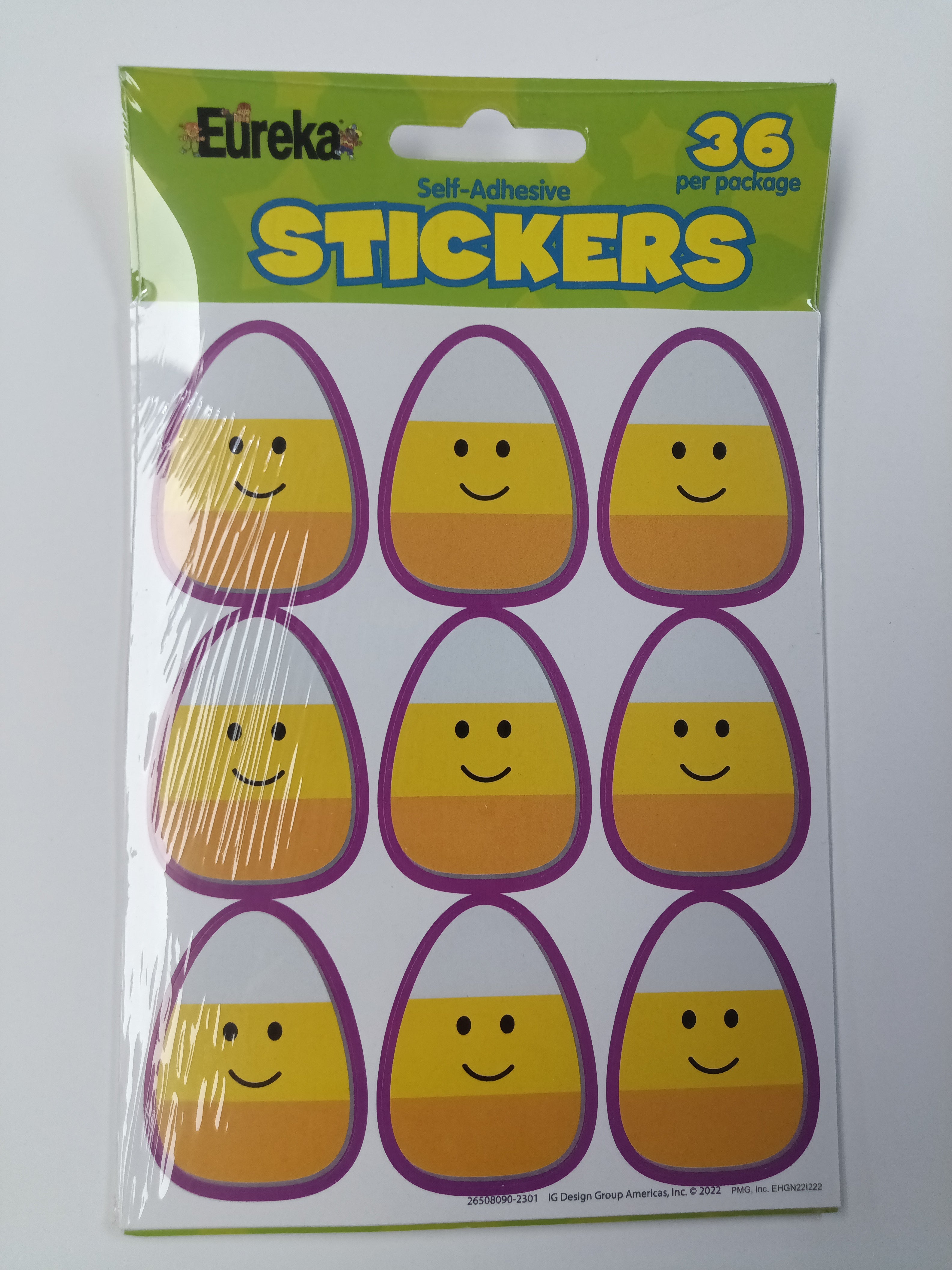 CANDY CORN GIANTS STICKERS