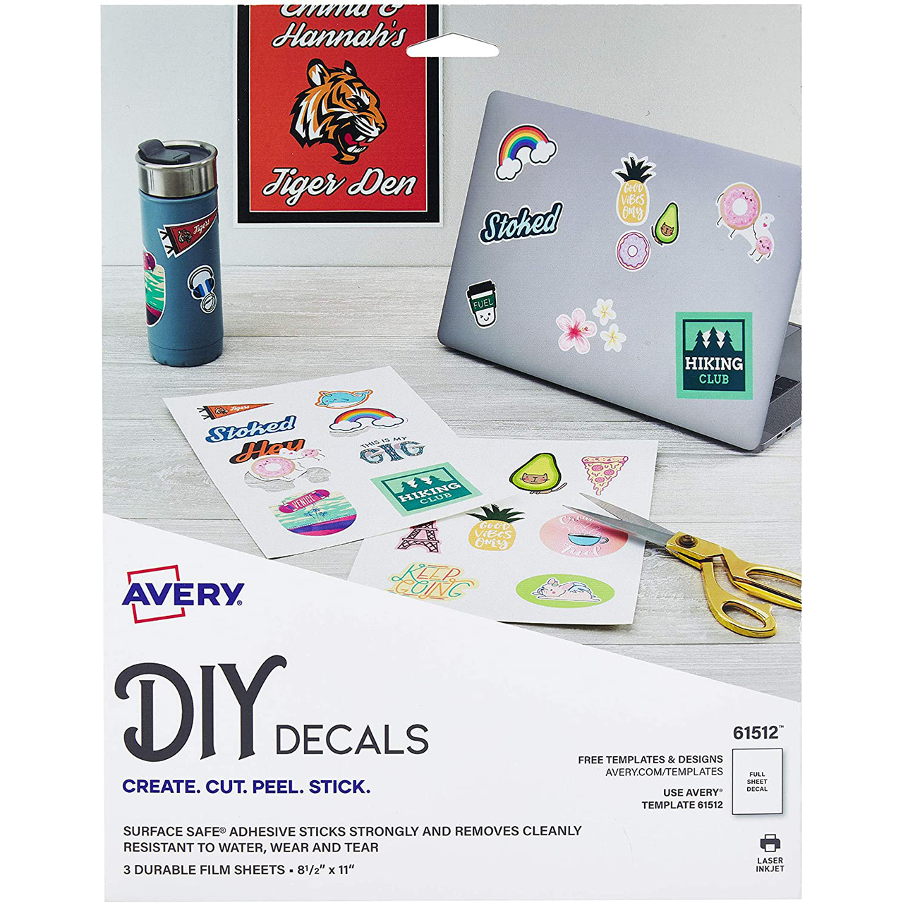 DIY DECALS 8.5" X 11" PQ.3