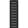 POCKET FILE STORAGE POCKET CHART BLACK 10