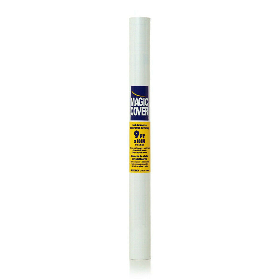 CONTACT PAPER SOLID WHITE 3 YD X 18"