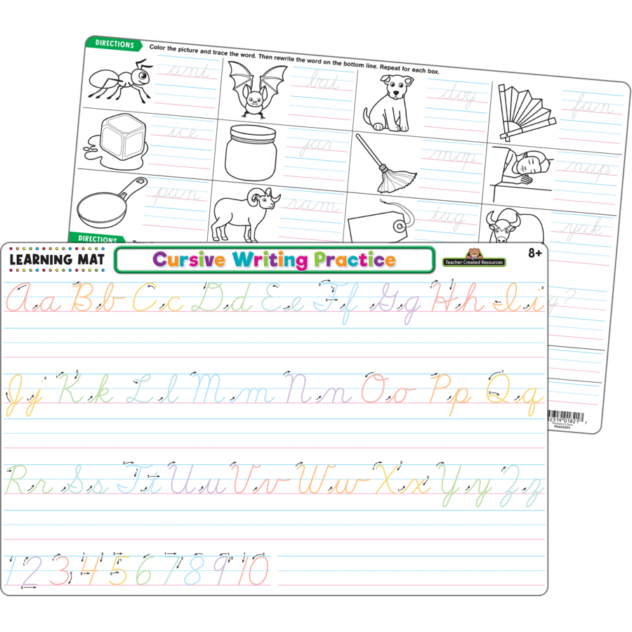 Cursive Writing Practice Learning Mat