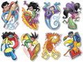 BULLETIN BOARD SUPERHEROES SET 8PCS