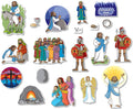 EASTER STORY BULLETIN BOARD SET 19 PCS