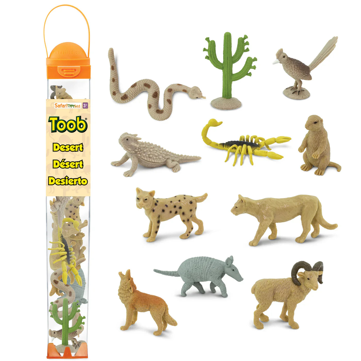 SAFARI TOOB FIGURES DESERT 12 PC